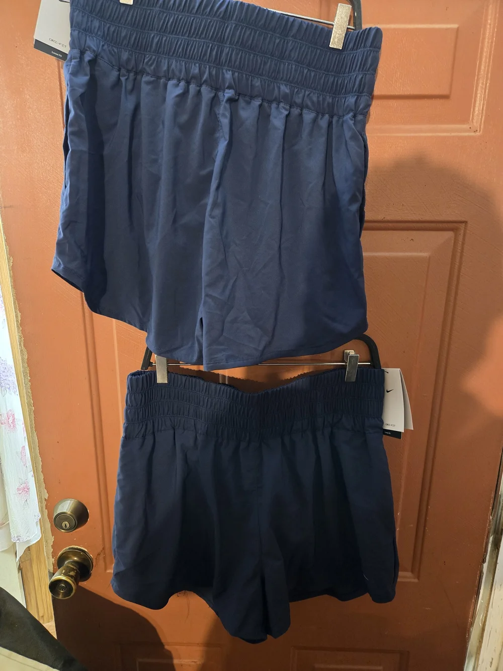 Nike Navy Athletic Shorts - Dri-FIT Lightweight Running Shorts
